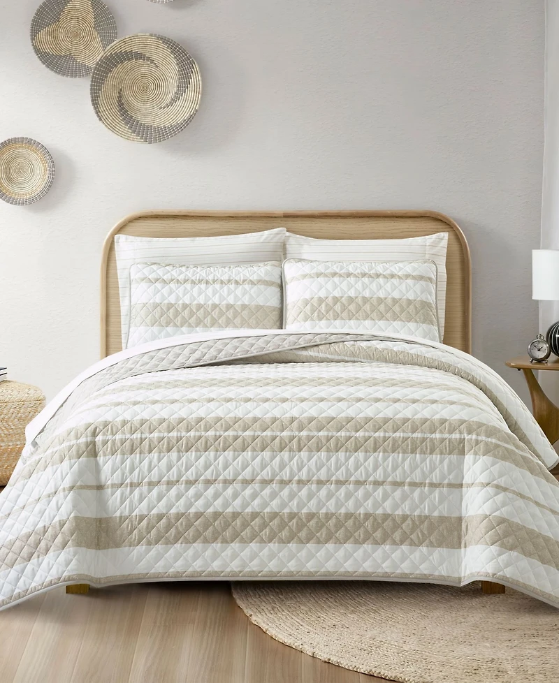 Stratford Park Lenardo Striped 7-Piece Quilt Set
