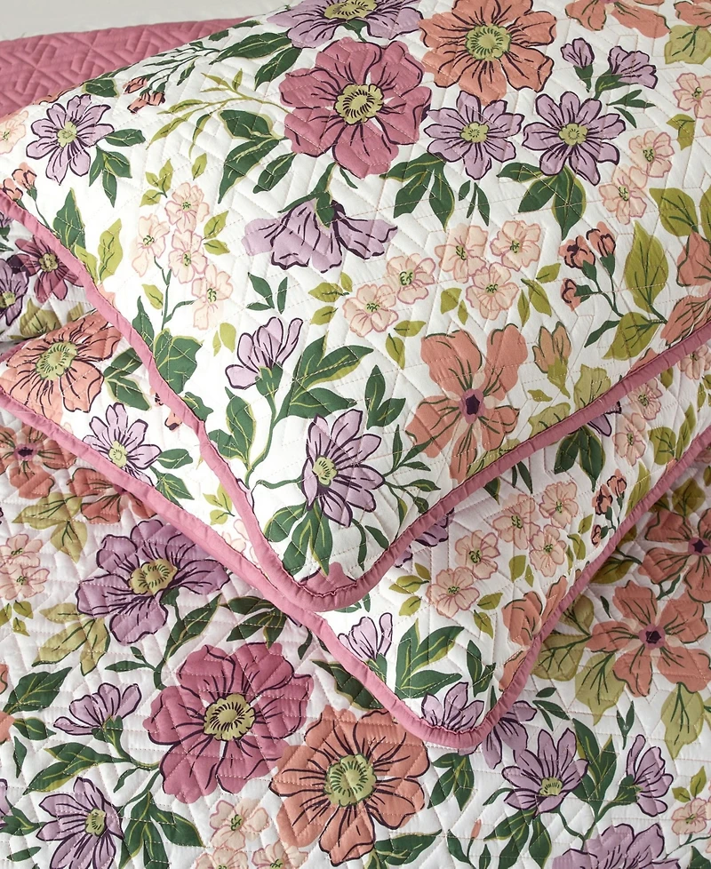 Stratford Park Flora Floral 3-Piece Quilt Set