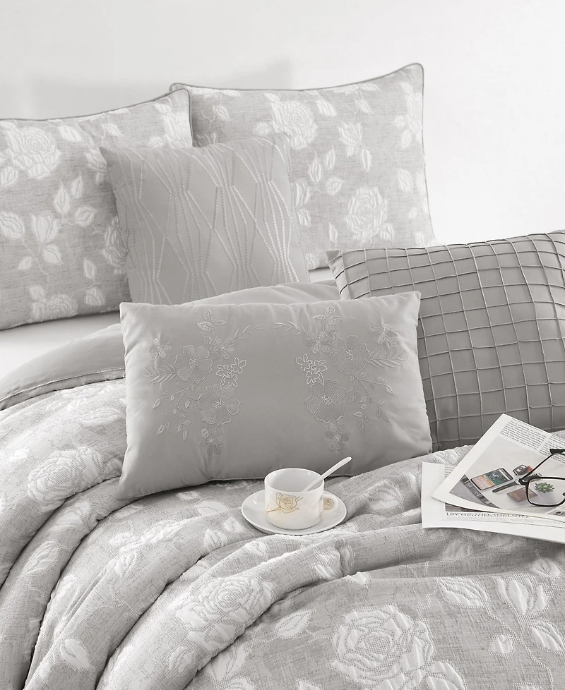 Stratford Park Leana Floral 7-Piece Comforter Set, Queen