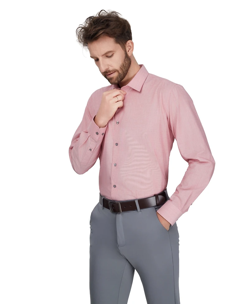 Alfani Men's Slim Fit Solid Dress Shirt, Macy's Exclusive