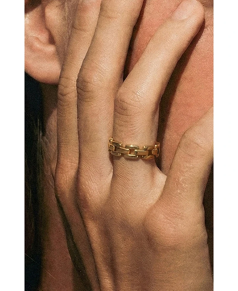 Retro Chic Rome Chain Ring