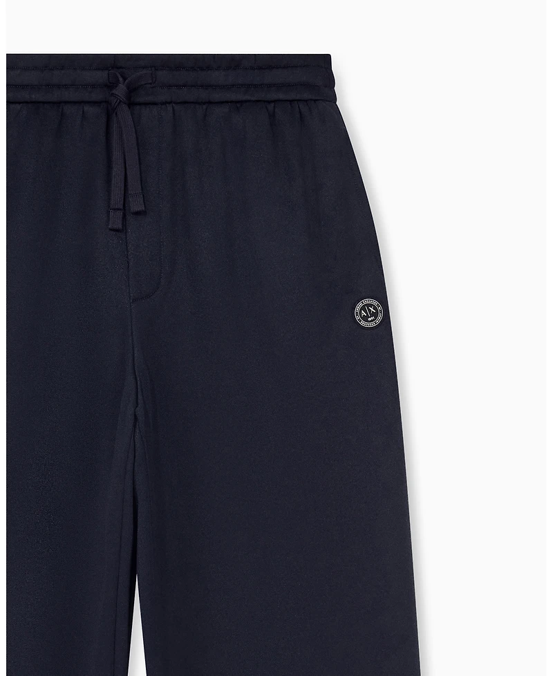 A|X Armani Exchange Men's Open-Hem Fleece Jogger Pants