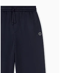 A|X Armani Exchange Men's Open-Hem Fleece Jogger Pants