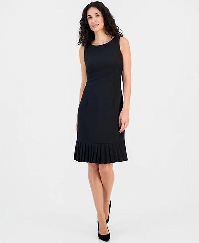 Kasper Women's Crewneck Sleeveless Sheath Dress