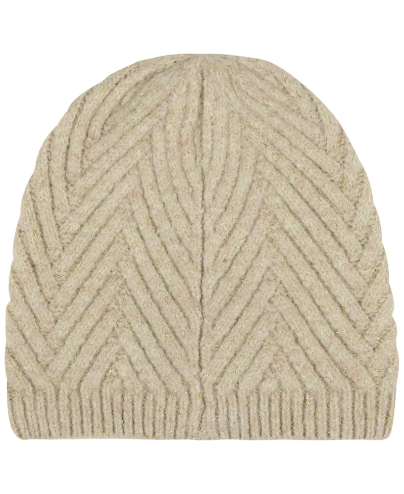 Lauren Ralph Lauren Shine Herringbone Knit Hat