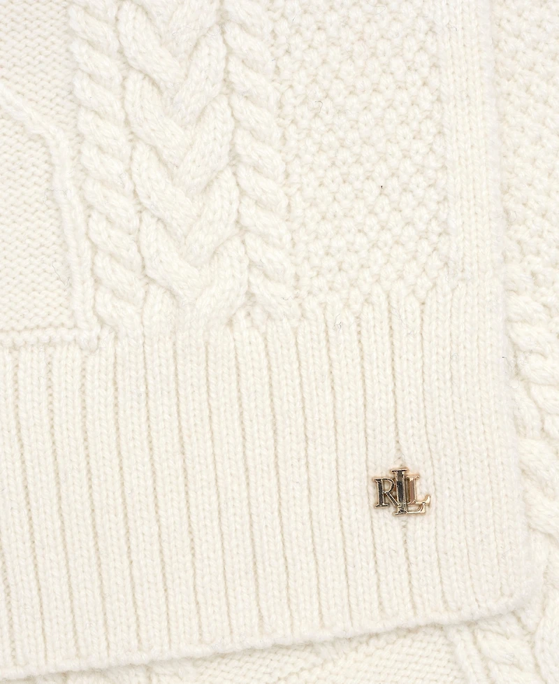 Lauren Ralph Lauren Stirrup Cable Merino Scarf