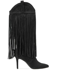 Christian Siriano Women's Appti Fringe Pointed Toe Boot