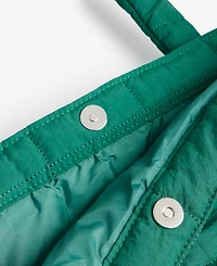 Marshall Fields Quilted Logo Puffer Tote Bag
