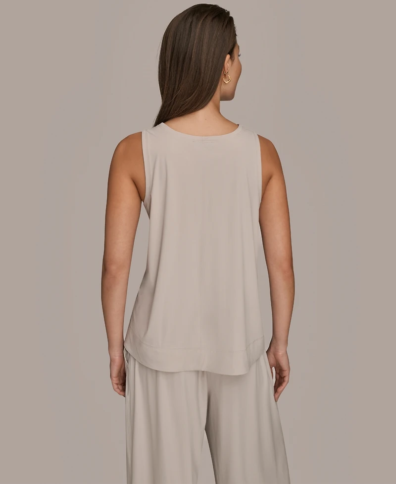 Donna Karan Weekend Women's Tricot Knit Sleeveless Top Clone