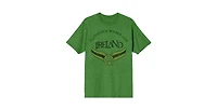 Harry Potter Men's Quidditch World Cup Ireland Green Short Sleeve Crew Neck Tee-xxl