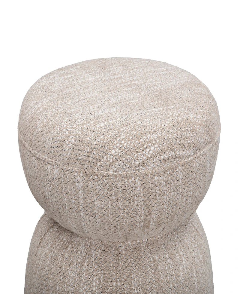 Tov Furniture Tomlin 20" Fabric Gaming Ruched Ottoman
