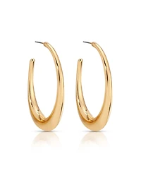 Ettika 18k Gold-Tone Plated Essential Gilded Hoop Earrings