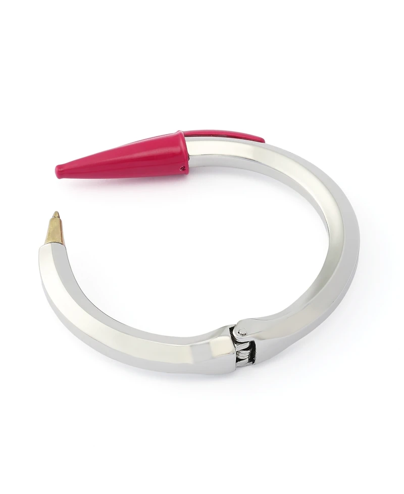 Betsey Johnson Pink Best In Class Classic Pen Bangle Bracelet
