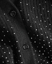 Charter Club Women's 100% Cashmere Embellished Boyfriend Cardigan, Macy's Exclusive