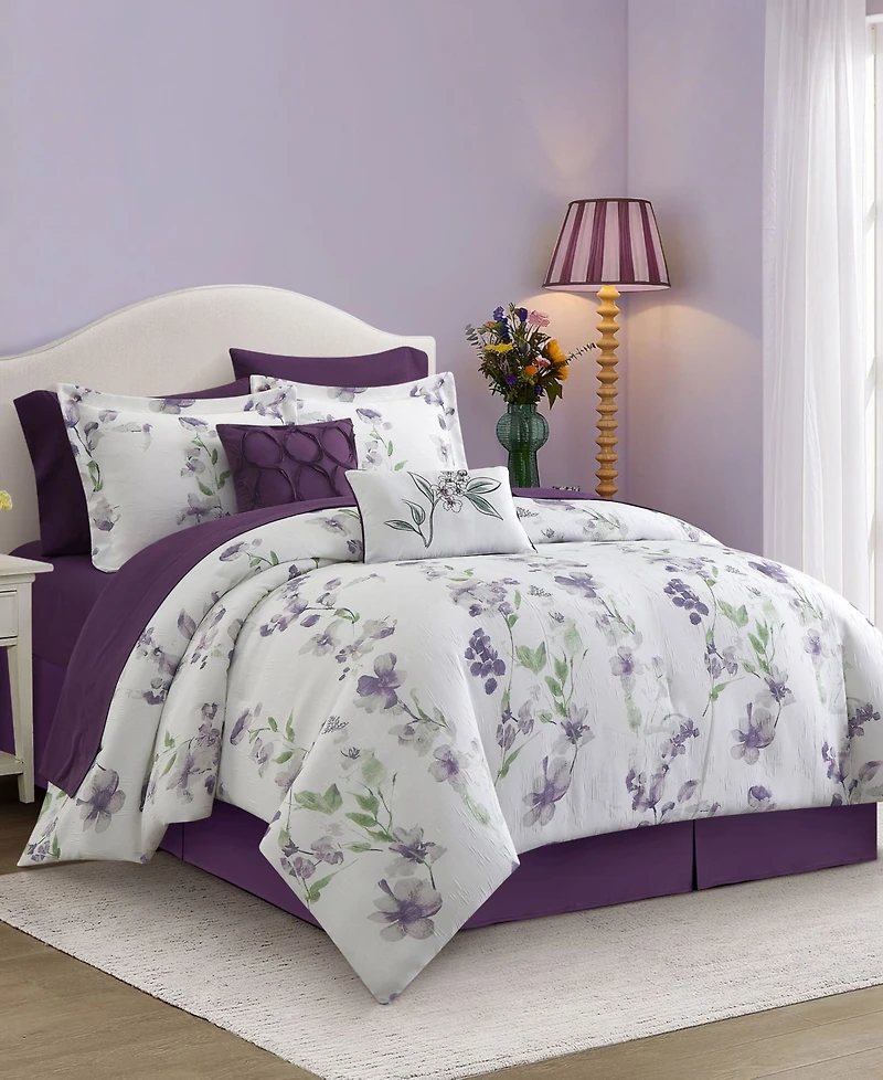 Stratford Park Kinton Floral 10-Piece Comforter Set