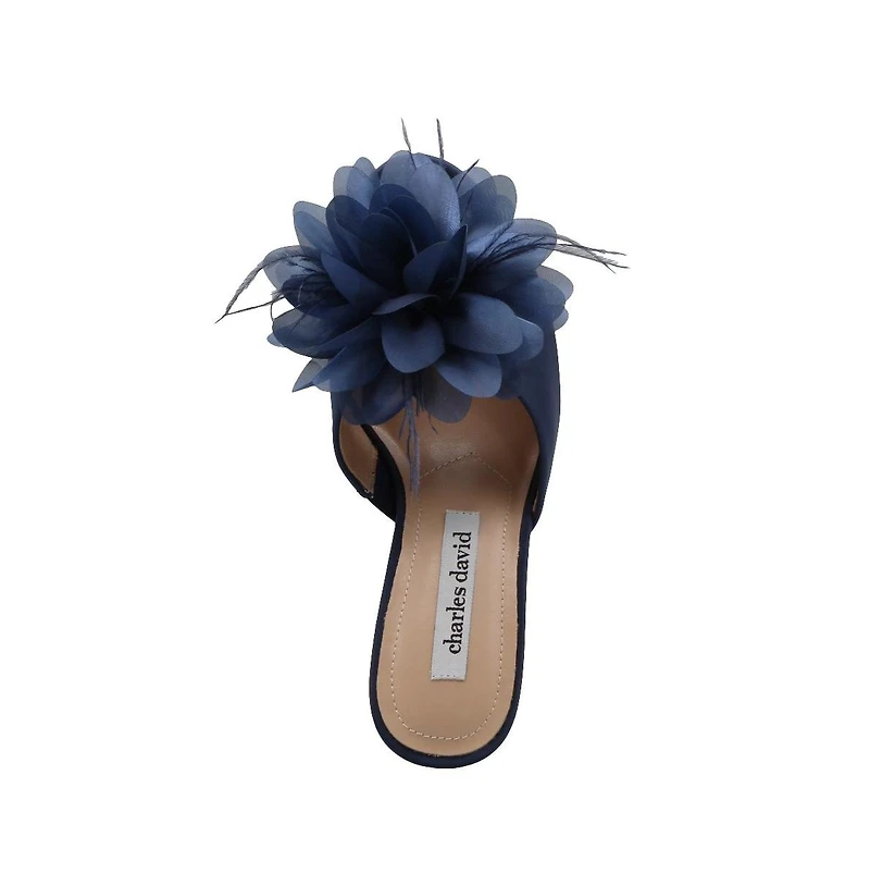 Charles David Womens Kamchi Flowery Dress Sandal