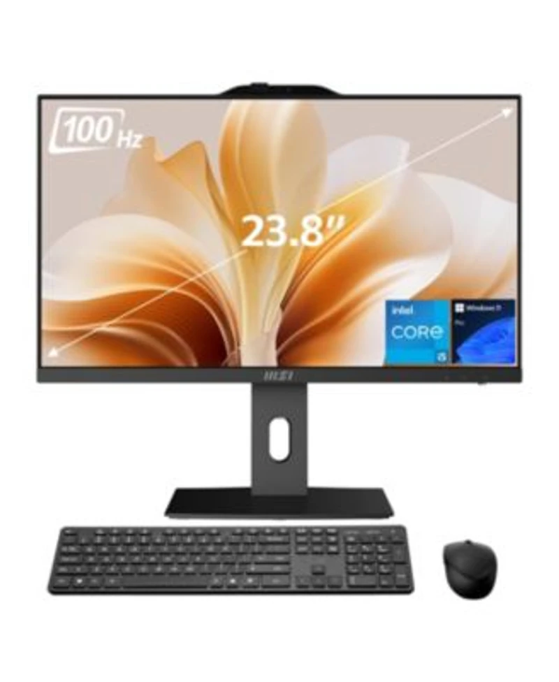 Msi Pro 23.8 All In One Desktopintel Core I5 32gb Ram Intel Uhd Graphics Windows 11 Pro 100hz Black