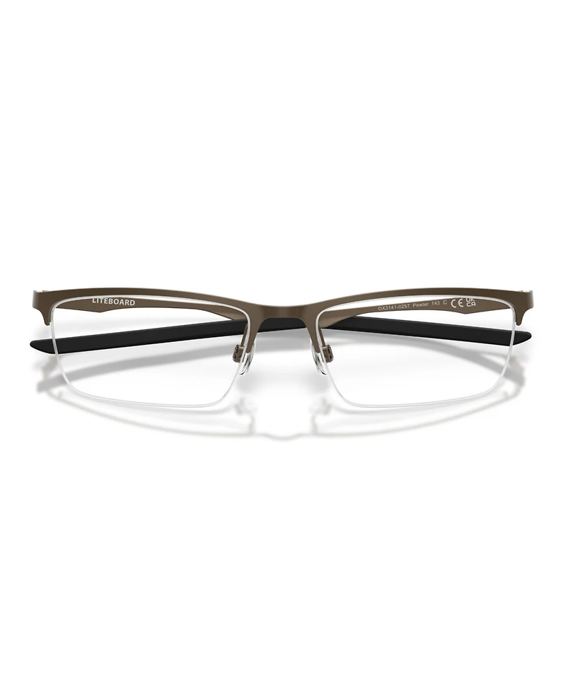 Oakley Unisex Rectangle Eyeglasses, OX3141