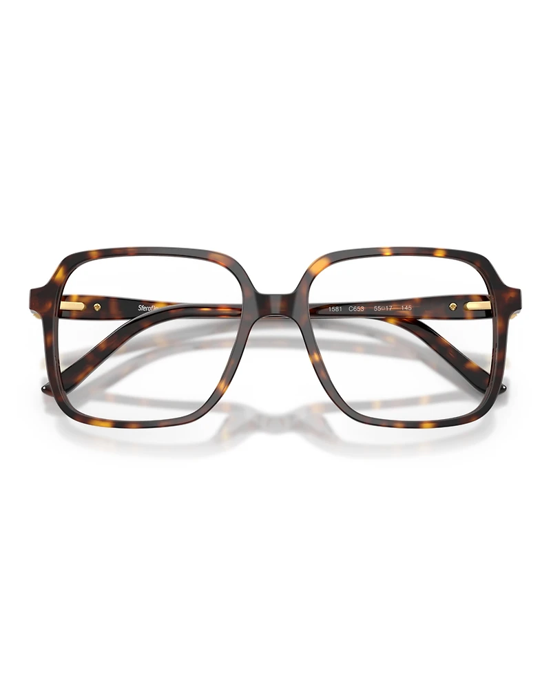 Sferoflex Women's Square Eyeglasses, SF1581