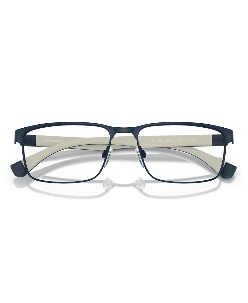 Emporio Armani Men's Rectangle Eyeglasses, EA1105