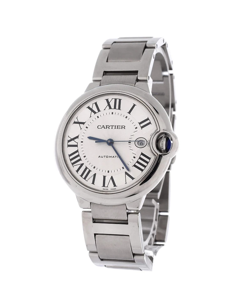 Pre-Owned Cartier Ballon Bleu de Cartier Automatic Watch in Stainless Steel 42mm