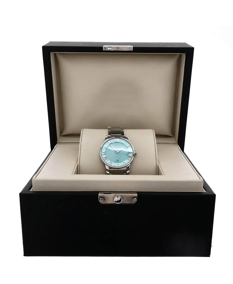 Pre-Owned Tiffany and Co Atlas 2-Hand Quartz Watch in Stainless Steel 37mm