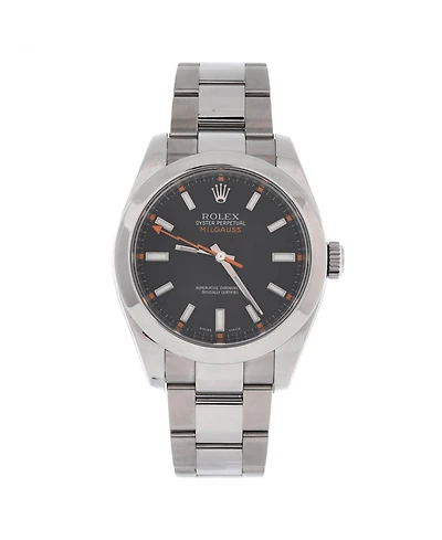 Pre-Owned Rolex Oyster Perpetual Milgauss Automatic Watch in Stainless Steel 40mm