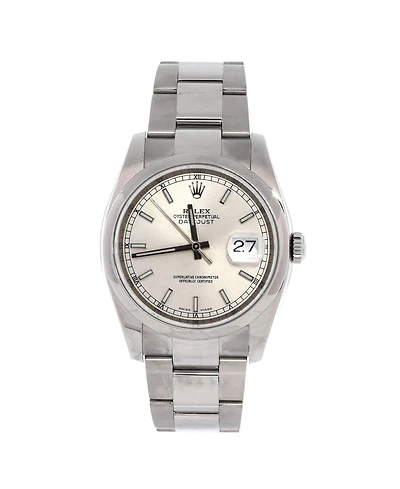 Pre-Owned Rolex Oyster Perpetual Datejust Automatic Watch in Stainless Steel 36mm