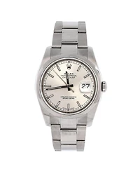 Pre-Owned Rolex Oyster Perpetual Datejust Automatic Watch in Stainless Steel 36mm