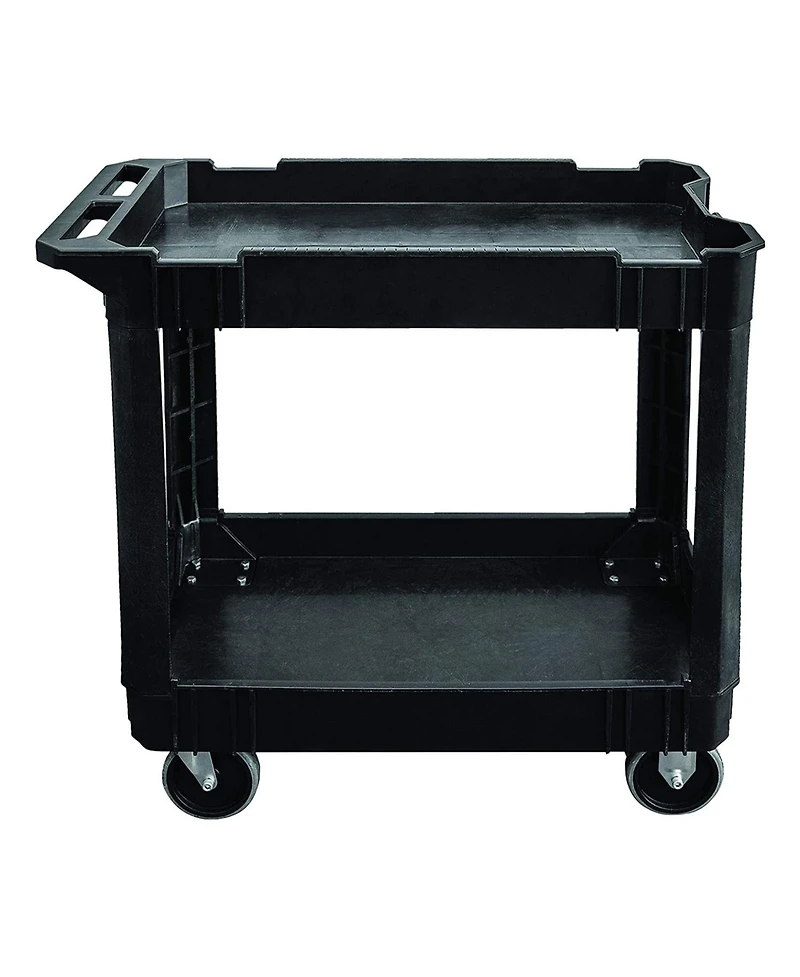 Olympia Tools 500 Pound Capacity Plastic Rolling Utility Cart Shelves