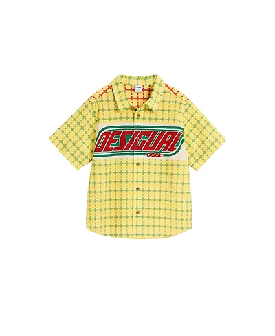 Desigual Boys's Checked shirt with logo