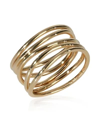 Pre-Owned Tiffany & Co Yellow Gold Elsa Peretti Wave Ring