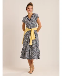 Brakeburn Women's Lucia Tiered Midi Dress