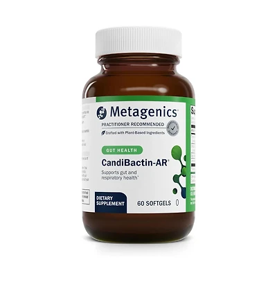 Metagenics CandiBactin Ar Oregano and Thyme Essential Oils with Sage and Lemon Balm Supports Digestive Health, Microbial Balance and Gi 60 Softgels