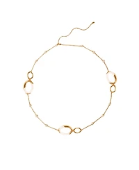 Retro Chic Time Ripples Large Necklace