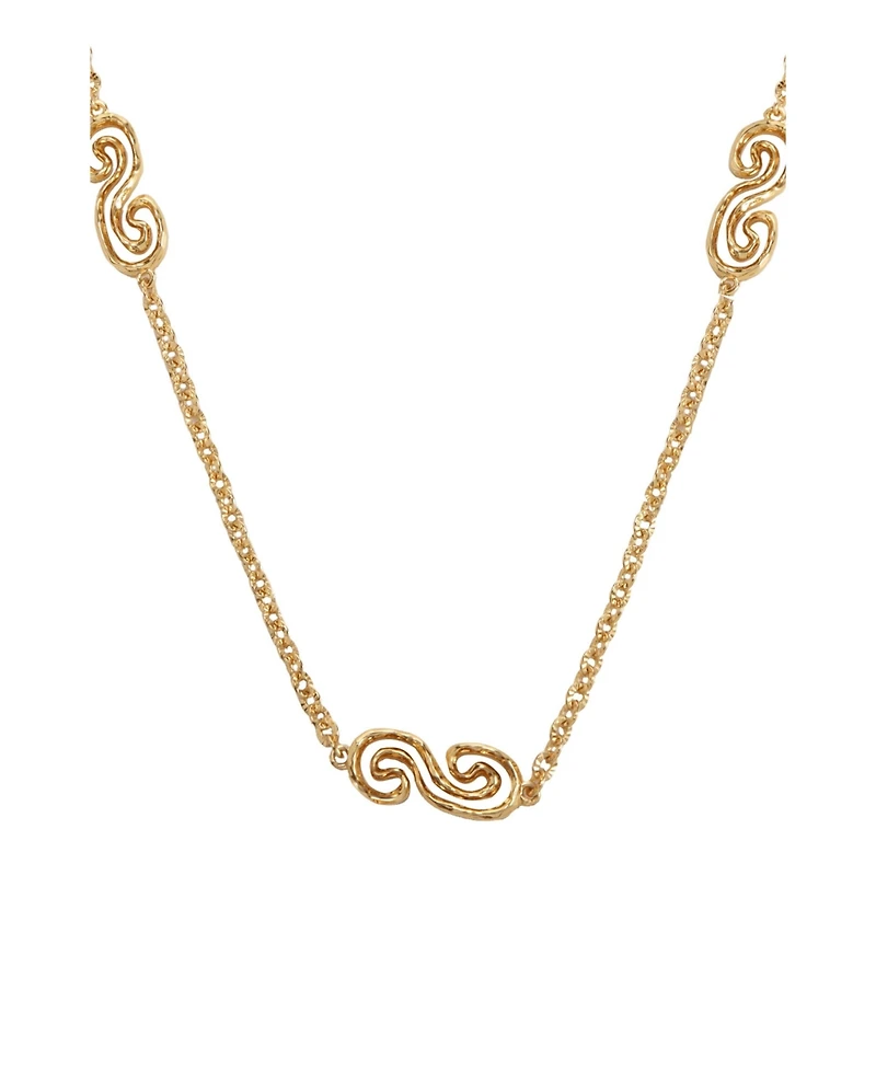 Retro Chic Eternal Spiral Chain Necklace