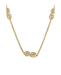 Retro Chic Eternal Spiral Chain Necklace