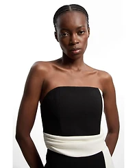 Karen Millen Women's Soft Tailored Bandeau Jumpsuit
