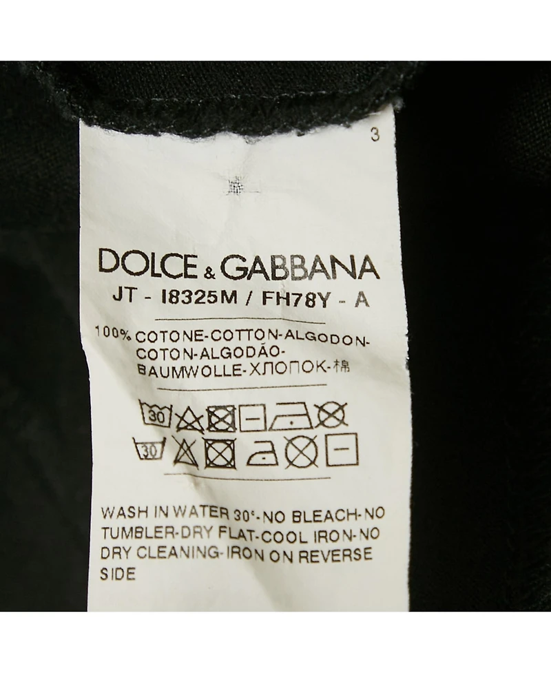 Pre-Owned Dolce & Gabbana Men's Printed Jersey T-Shirt
