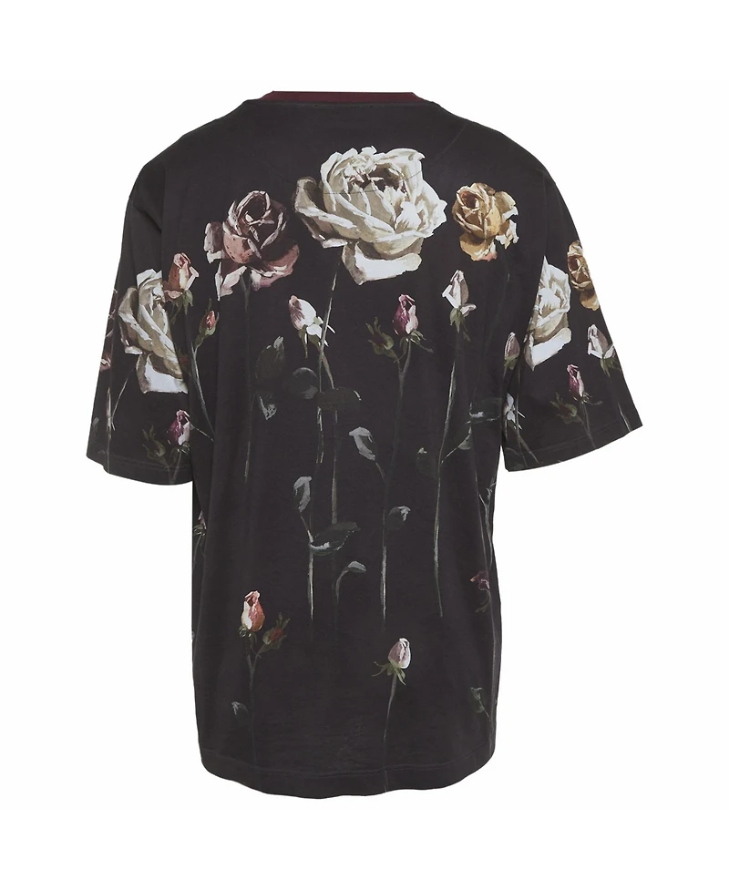 Pre-Owned Dolce & Gabbana Men's Floral Print Jersey T-Shirt
