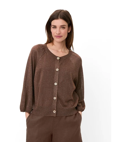 Masai Copenhagen Women's Malakker Balloon Sleeve Knit Cardigan