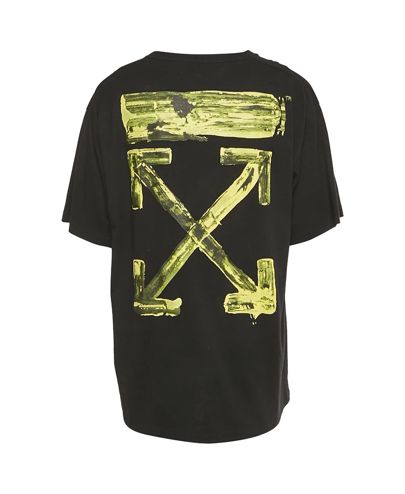 Pre-Owned Off-White Men's Acrylic Arrow Print Cotton T-Shirt
