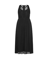 City Chic Women's Plus Panelled Bodice Maxi Dress