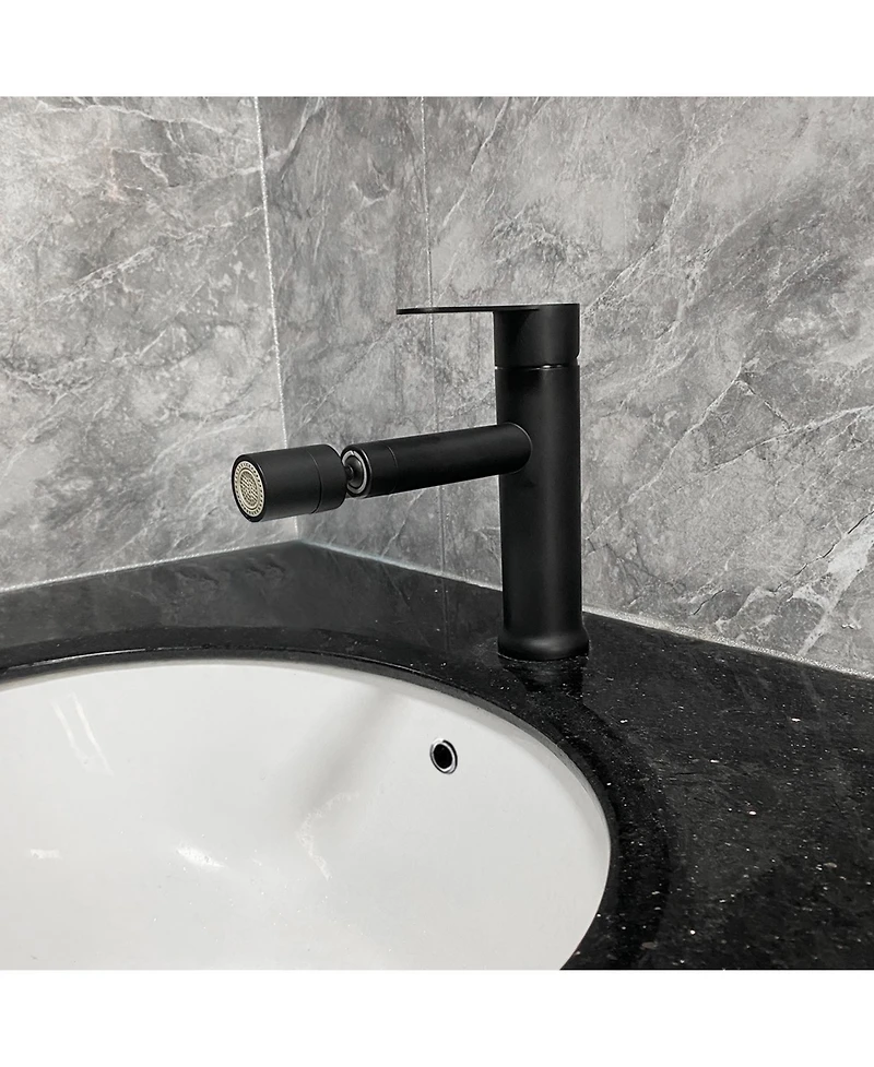 Phying Single Handle Bathroom Sink Faucet with Pop-Up Drain