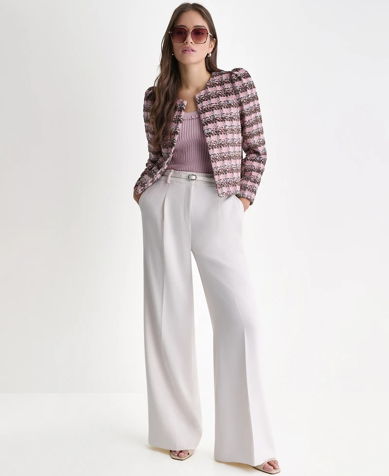 Bcbg Women's Novelty Open-Front Blazer