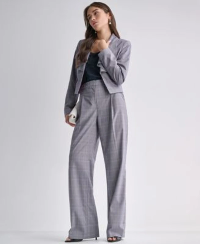 Bcbg Suits Ruffle Front Blazer Suit