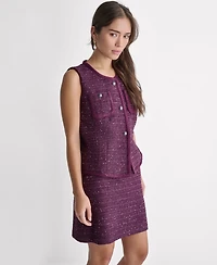 Bcbg Women's Braided Sleeveless Vest