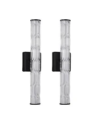 Midola 19.7 Bathroom Wall Sconce Set Of 2 Modern Single Sconce Wall Lighting Upgrated K9 Crystal Bronze Wall Light Bedroom Vanity Sconce
