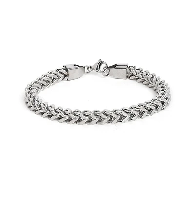 Sohi Women's Silver Link Chain Bracelet