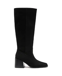 Therapy Australia Women's Quinn Square Toe Block Heel Tall Boot